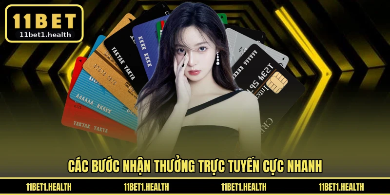 Các bước nhận thưởng trực tuyến cực nhanh