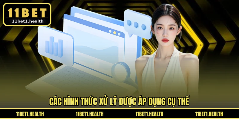 Các hình thức xử lý được áp dụng cụ thể