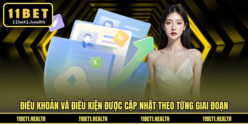 Điều khoản và điều kiện được cập nhật theo từng giai đoạn