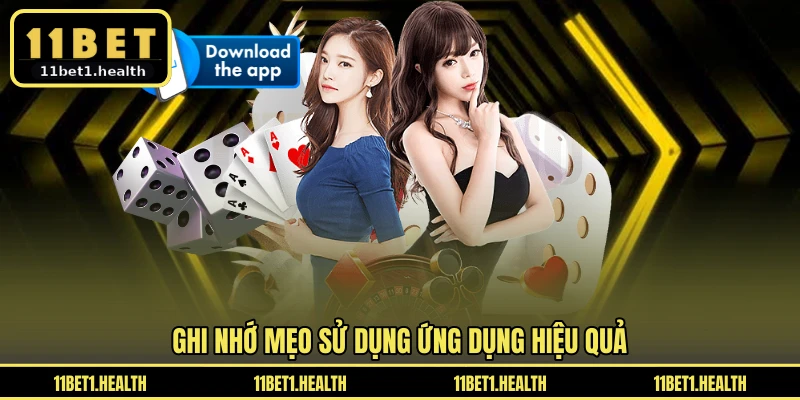Ghi nhớ mẹo sử dụng ứng dụng hiệu quả