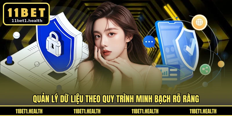 Quản lý dữ liệu theo quy trình minh bạch rõ ràng