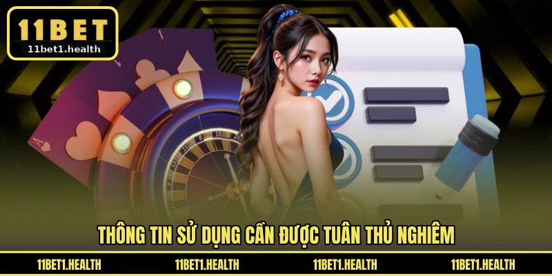 Thông tin sử dụng cần được tuân thủ nghiêm