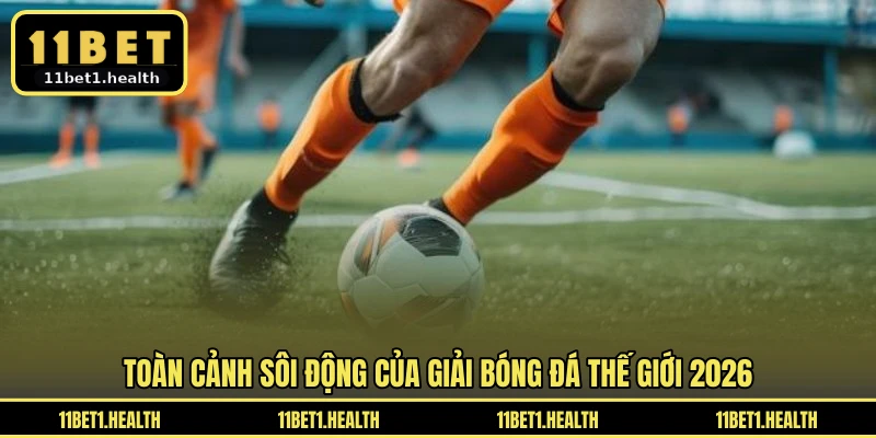 Toàn cảnh sôi động của giải bóng đá thế giới 2026